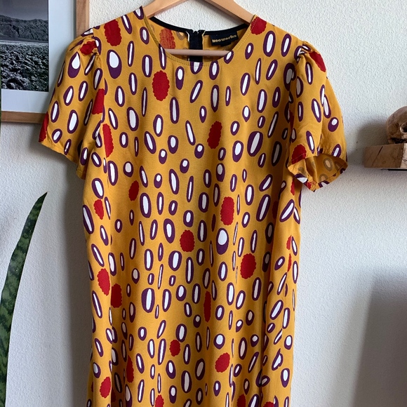 Nooworks Dresses & Skirts - NWOT Nooworks Raspberry Print Molly Dress (Medium)